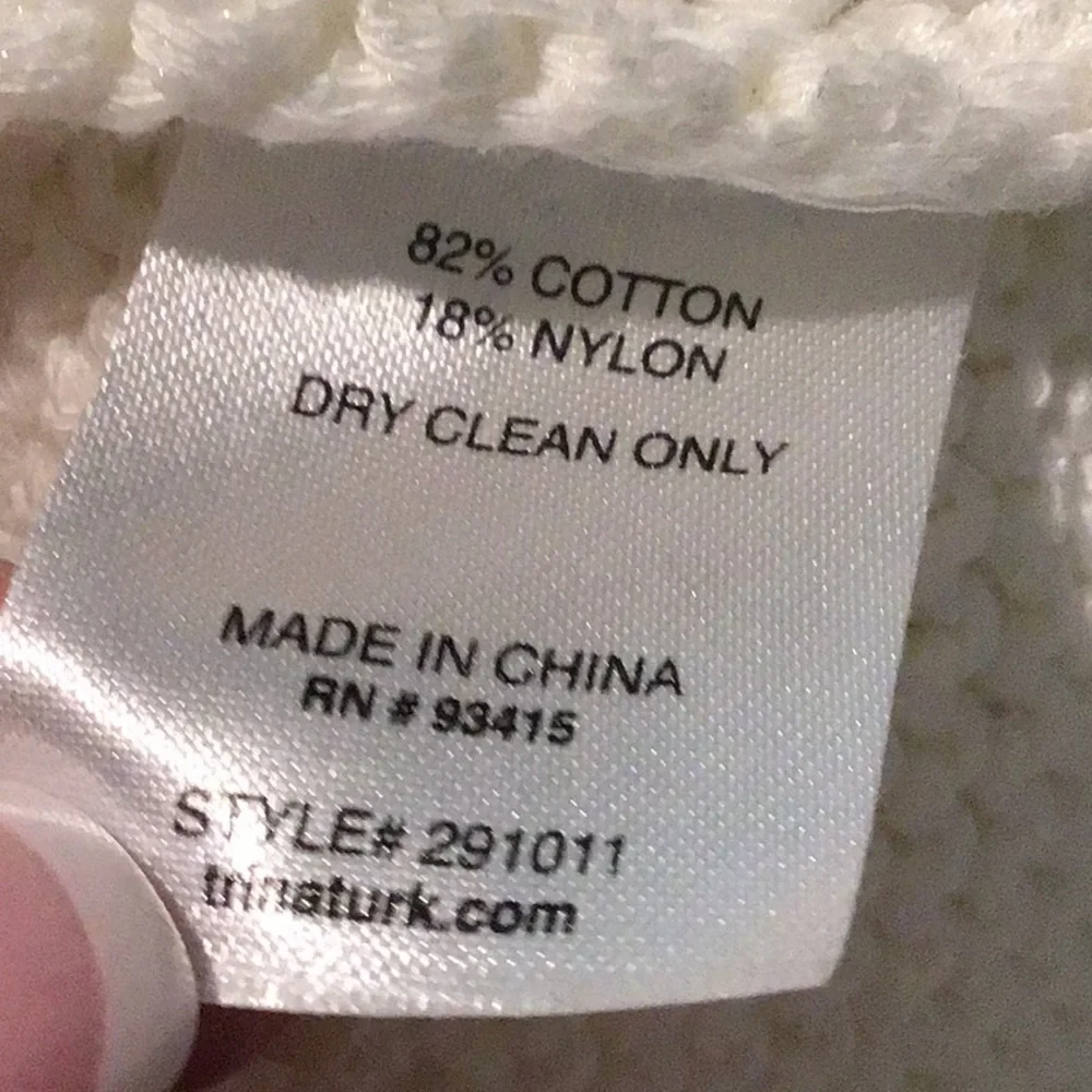 Trina Turk cotton/nylon sweater ! Very special! Never worn 💞 - Picture 6 of 6
